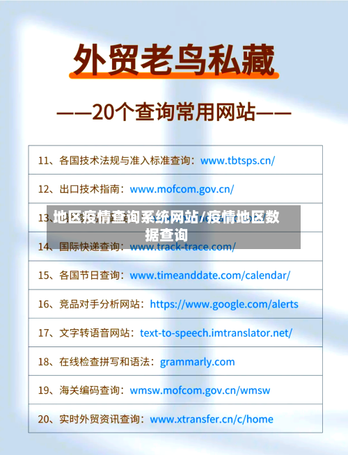 地区疫情查询系统网站/疫情地区数据查询-第2张图片