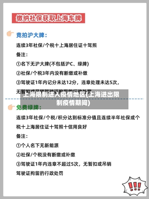 上海限制进入疫情地区(上海进出限制疫情期间)