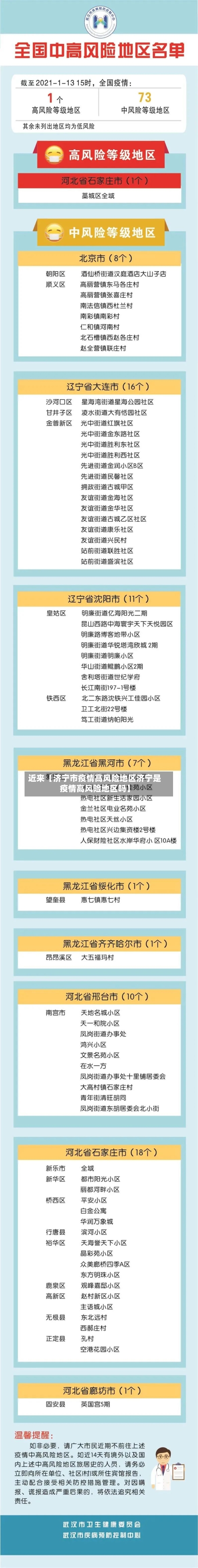 近来【济宁市疫情高风险地区济宁是疫情高风险地区吗】-第2张图片