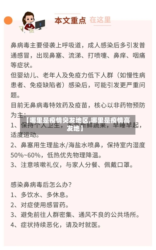 【哪里是疫情突发地区,哪里是疫情高发地】-第2张图片