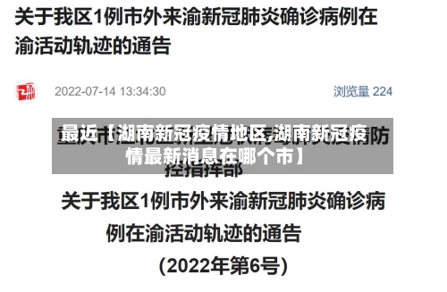 最近【湖南新冠疫情地区,湖南新冠疫情最新消息在哪个市】-第2张图片