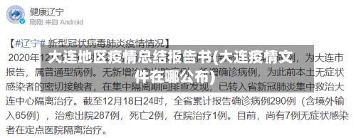 大连地区疫情总结报告书(大连疫情文件在哪公布)-第3张图片