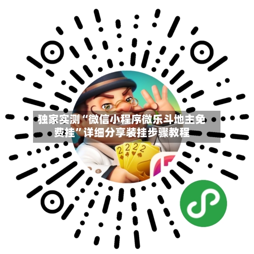 独家实测“微信小程序微乐斗地主免费挂”详细分享装挂步骤教程-第2张图片