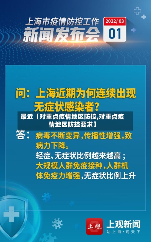 最近【对重点疫情地区防控,对重点疫情地区防控要求】