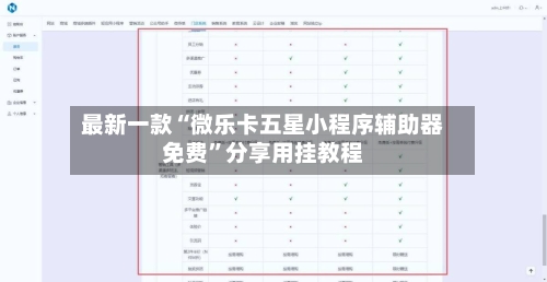 最新一款“微乐卡五星小程序辅助器免费”分享用挂教程