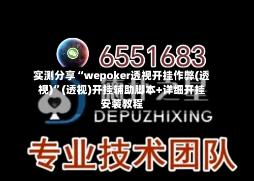 实测分享“wepoker透视开挂作弊(透视)”(透视)开挂辅助脚本+详细开挂安装教程