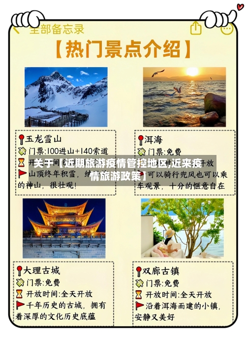 关于【近期旅游疫情管控地区,近来疫情旅游政策】