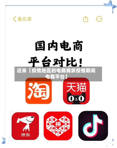 近来【疫情地区的电商商家疫情期间电商平台】