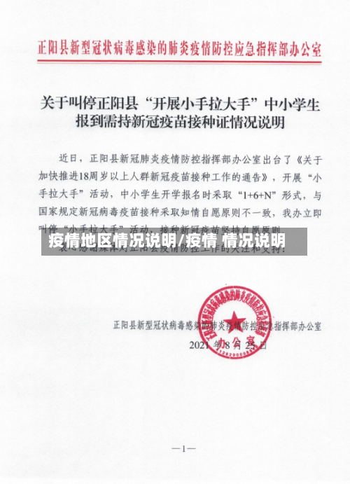 疫情地区情况说明/疫情 情况说明